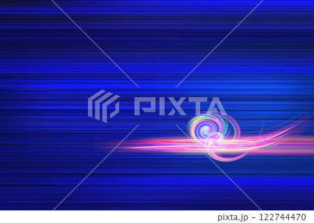 ハイスピードな光イメージの背景素材 122744470