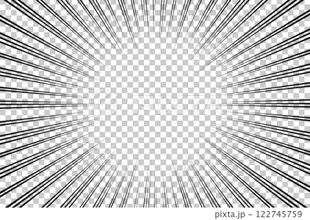 簡單的復古效果線條和匯聚線（圓形和圓形） 122745759