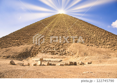 ダハシュールのピラミッド群の絶景 122745790