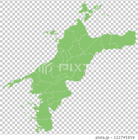 Dividable Ehime Prefecture Map 122745859