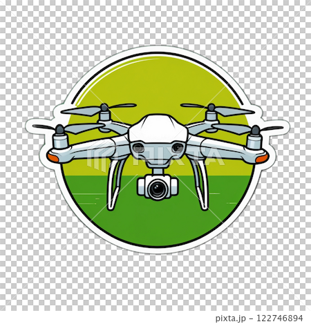 Simple drone illustration Simple drone illustration 122746894