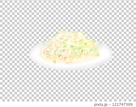 Illustration of green onion salt sauce 122747309