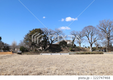 石岡市　府中城の土塁 122747468