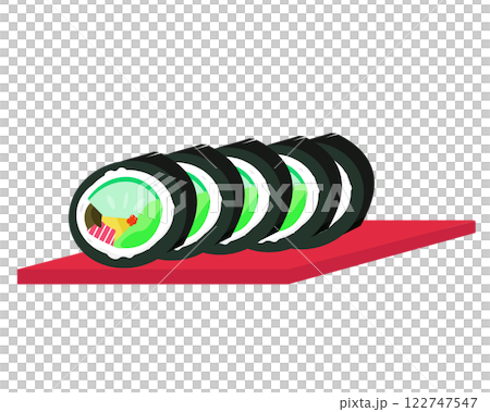 厚切卷。壽司套餐。向量插圖 厚切卷。壽司套餐。向量插圖 122747547