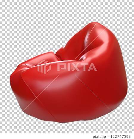 The Red Beanbag for interior or Furniture concept 3d Rendering. The Red Beanbag for interior or Furniture concept 3d Rendering. 122747598