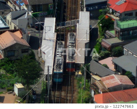 東急世田谷線 西太子堂駅 キャロットタワーより 122747663