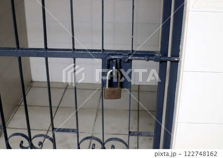metal padlock for locking doors and gates in Israel. metal padlock for locking doors and gates in Israel. 122748162