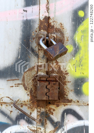 metal padlock for locking doors and gates in Israel. metal padlock for locking doors and gates in Israel. 122748260