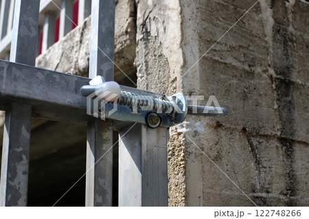 metal padlock for locking doors and gates in Israel. metal padlock for locking doors and gates in Israel. 122748266