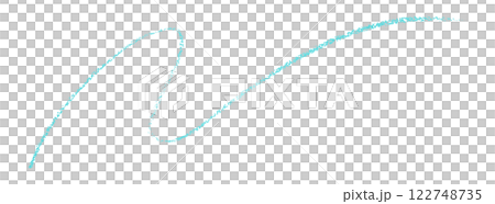 light blue pencil strokes isolated on transparent background 122748735