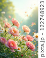 風に揺られる花 122748923