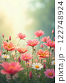 日に照らされる花 122748924