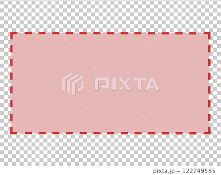 Rectangular dashed frame (red) 122749585