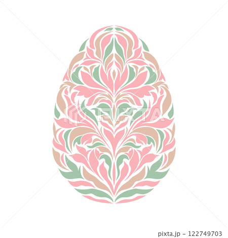 Floral Easter Egg in victorian style 122749703