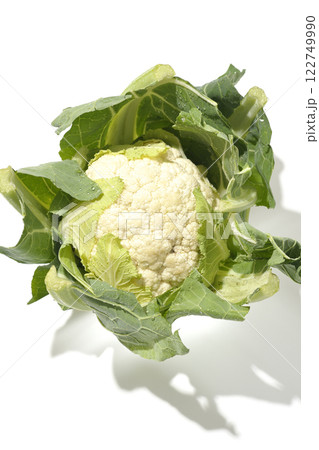 カリフラワーを白背景で撮影 122749990