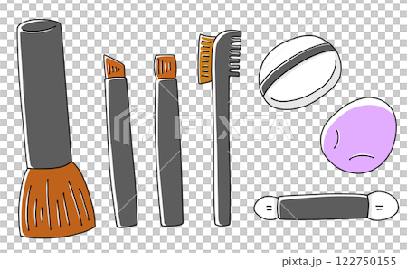 Simple and easy makeup tool set 2 - Solid colors Simple and easy makeup tool set 2 - Solid colors 122750155