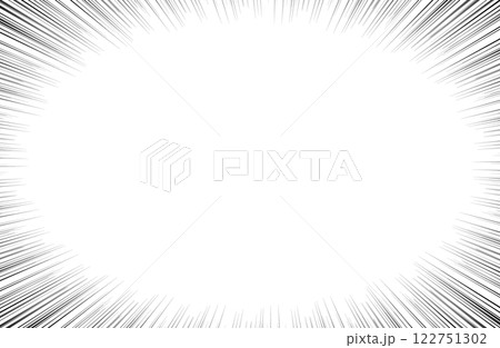 集中線(背景透過)ベクターイラスト 漫画 集中線(背景透過)ベクターイラスト 漫画 122751302