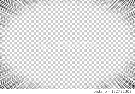 集中線(背景透過)ベクターイラスト 漫画 集中線(背景透過)ベクターイラスト 漫画 122751302