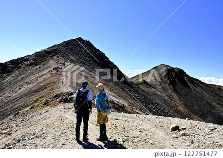 9月の乗鞍、剣ヶ峰を望む（撮影地：乗鞍、蚕玉岳） 122751477