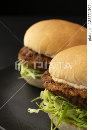 ハムカツバーガー 122751506