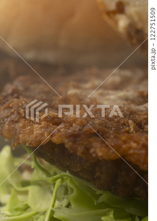ハムカツバーガー 122751509