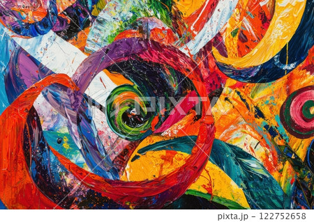 Abstract Art Reflecting Societal Perceptions and Resilience in Alcohol Dependence 122752658