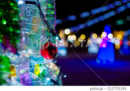 福島県白河市 白河駅前のイルミネーション 福島県白河市 白河駅前のイルミネーション 122753191