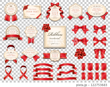 Ribbon material set (red) 122753683