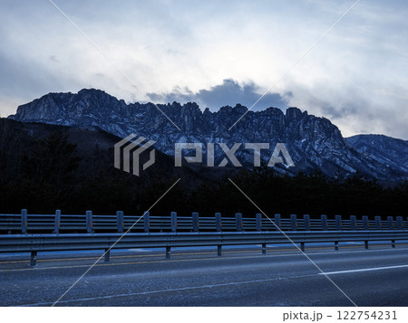 Winter landscape 122754231