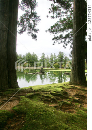毛越寺庭園・中立石・世界遺産（岩手県・平泉町） 122754554
