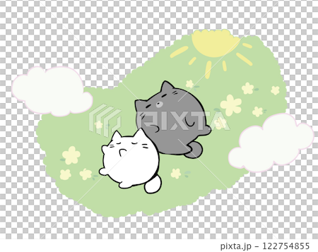 日向ぼっこ うたたね ねこ 日向ぼっこ うたたね ねこ 122754855