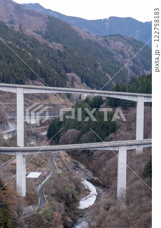 奥秩父のループ橋 雷電廿六木橋 奥秩父のループ橋 雷電廿六木橋 122758183