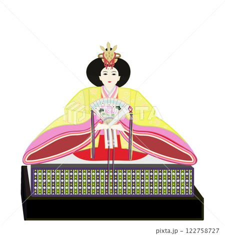 女雛のイラスト 女雛のイラスト 122758727