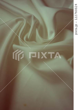 abstract background, wallpaper, fabric waves, color gradient, silk, satin pink orange yellow gradient 122760824