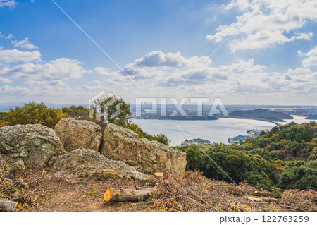 浜松市の奥浜名湖展望公園から見た風景(静岡県) 122763259