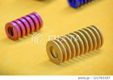 Close up the mold and die spring spare parts. Close up the mold and die spring spare parts. 122763387