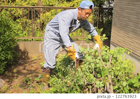 木を片付ける 122763923