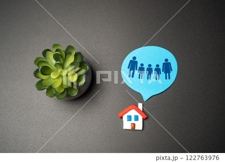 Home for a large family. Social support programs for young and large families, affordable housing. Policy to increase demography. Social welfare initiatives. Home for a large family. Social support programs for young and large families, affordable housing. Policy to increase demography. Social welfare initiatives. 122763976
