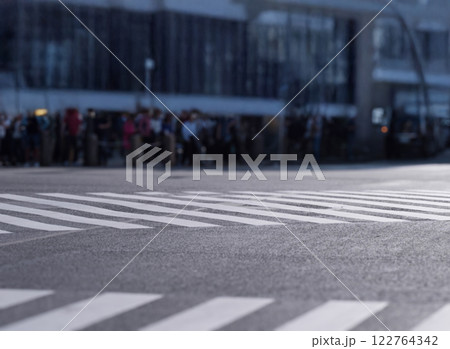 横断歩道 横断歩道 122764342