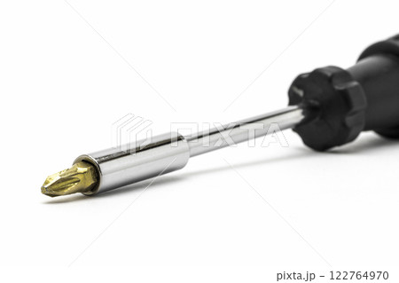 The tip of a screwdriver 122764970