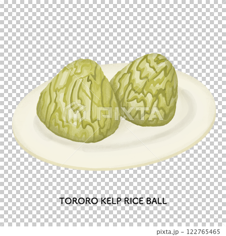 富山_Tororo 昆布飯糰插畫_色鉛筆風格 122765465