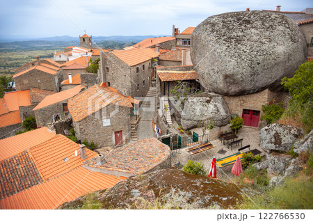 Rooftops of the Portuguese Town of Monsanto 122766530