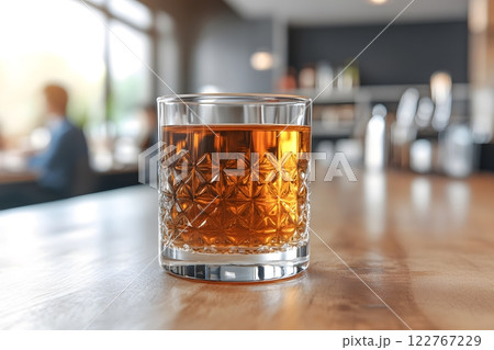 Cocktails are popular drinks at parties and bars, with different concoctions created to bring out their unique flavors and aromas. Some recipes are garnished with fruits, herbs to add visual appeal. 122767229