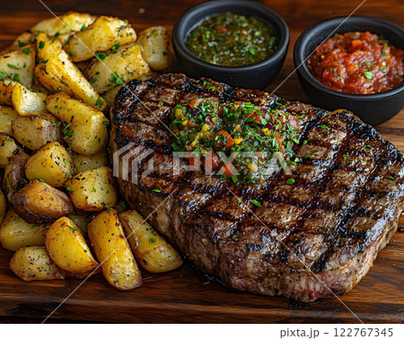 A luxury expensive dinner is something that many people desire because it shows their wealthy life and they can also take pictures to post on social media to show their friends about their happy life. 122767345