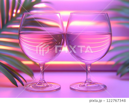 A luxury expensive dinner is something that many people desire because it shows their wealthy life and they can also take pictures to post on social media to show their friends about their happy life. 122767348