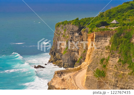 Coast at Uluwatu, Bali, Indonesia. 122767435