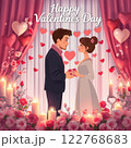 Celebrating Love on Valentine's Day. Generated AI. 122768683