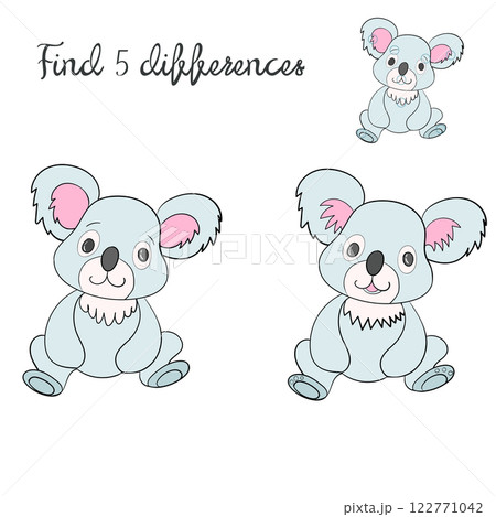 Find differences kids layout for game Find differences kids layout for game 122771042