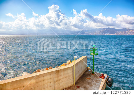 Amazing view on Strait of Messina and Sicily conecting Villa San Giovanni and Messina Amazing view on Strait of Messina and Sicily conecting Villa San Giovanni and Messina 122771589