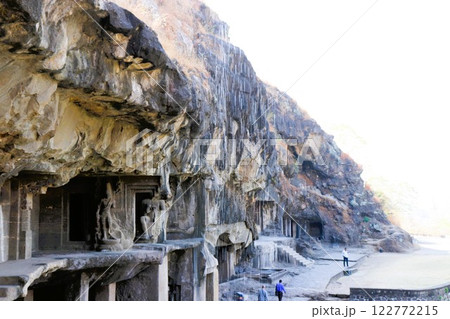 エローラ石窟寺院群　世界遺産　仏教寺院群　インド　西インド 122772215